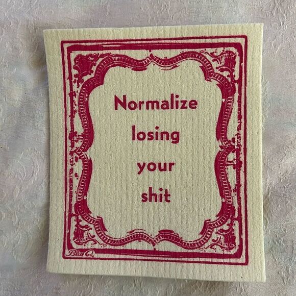Blue Q Swedish Dish Cloth Quirky Fun Practical - Picture 1 of 3